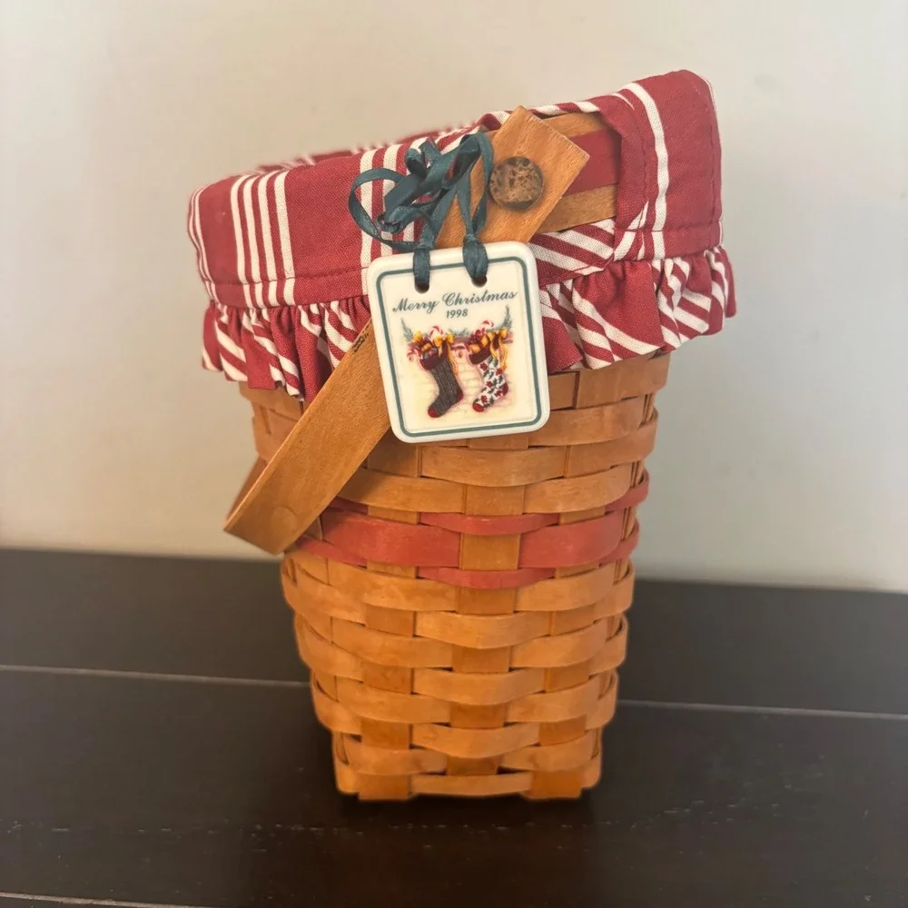 Longaberger | 1998 Christmas Collection | Glad Tidings | Wall Mail‎ | Liner